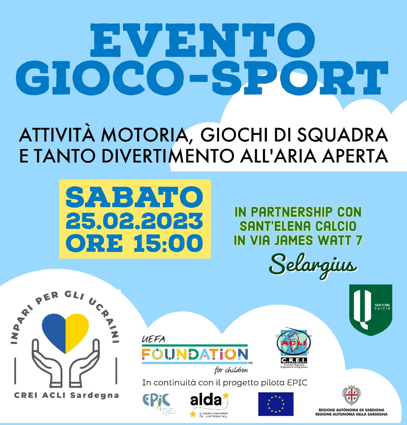 Schermata dell app Eventogioco con interfaccia di gioco